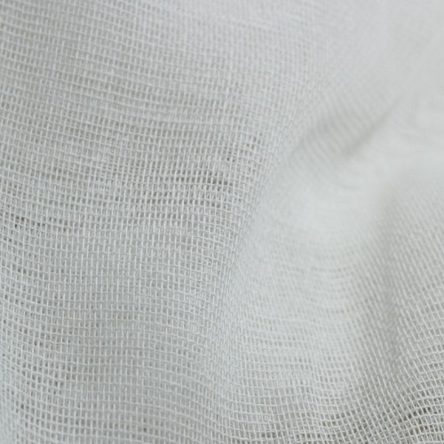 Gauze fabric White