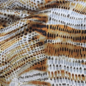 Silk satin patterned